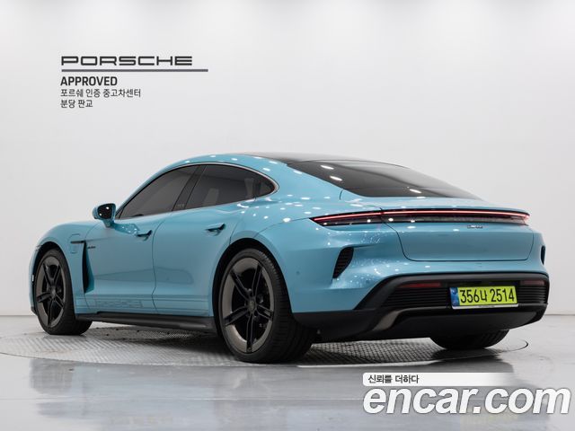 Porsche Taycan из Кореи Encar